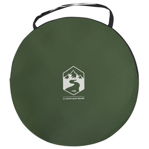 Ombytestält grön pop-up vattentät