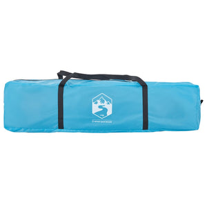 Kupoltält 4 personer blå snabbrest