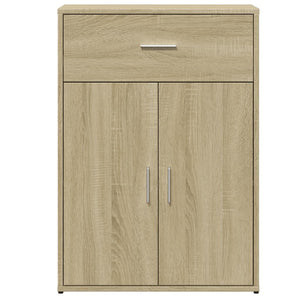 Skänk sonoma-ek 60x30x84 cm konstruerat trä