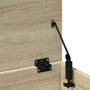 Förvaringslåda sonoma-ek 102x35x35 cm konstruerat trä