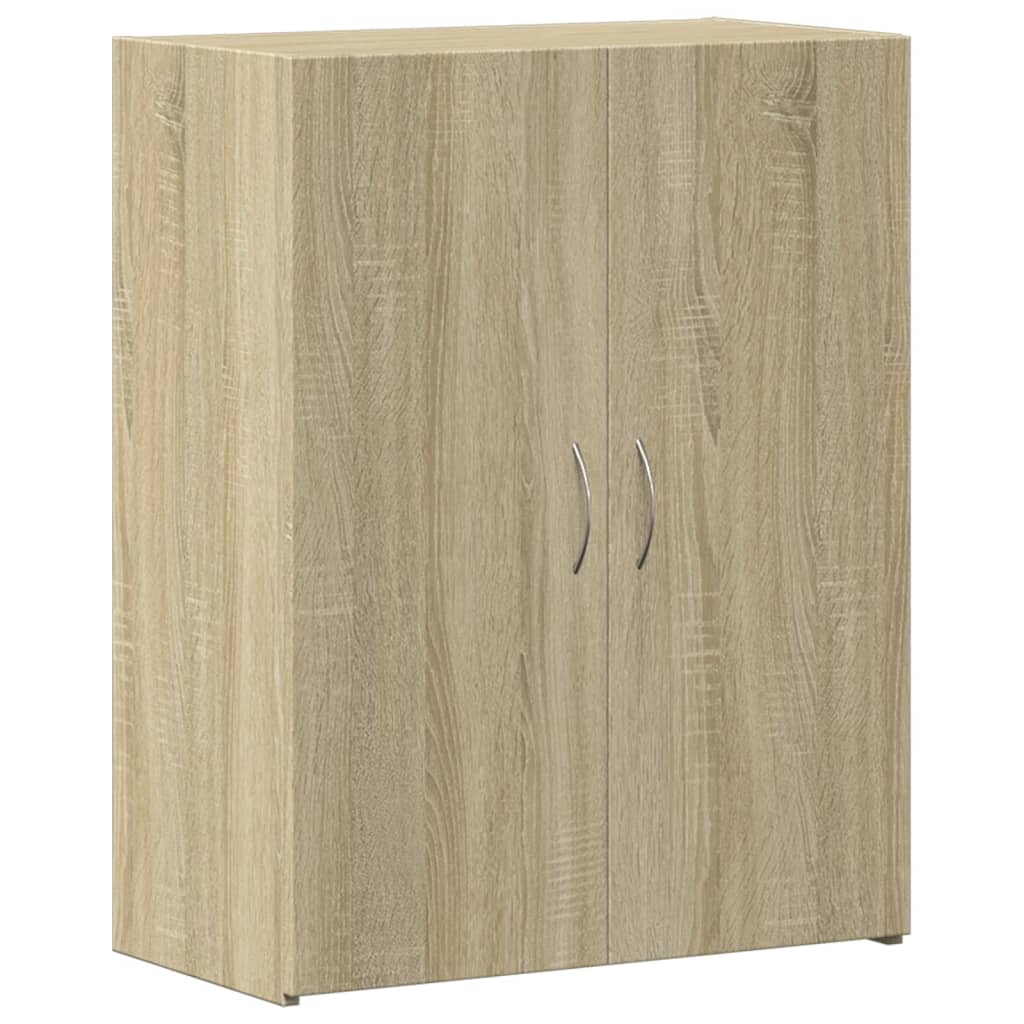 Dokumentskåp sonoma-ek 60x32x77,5 cm konstruerat trä