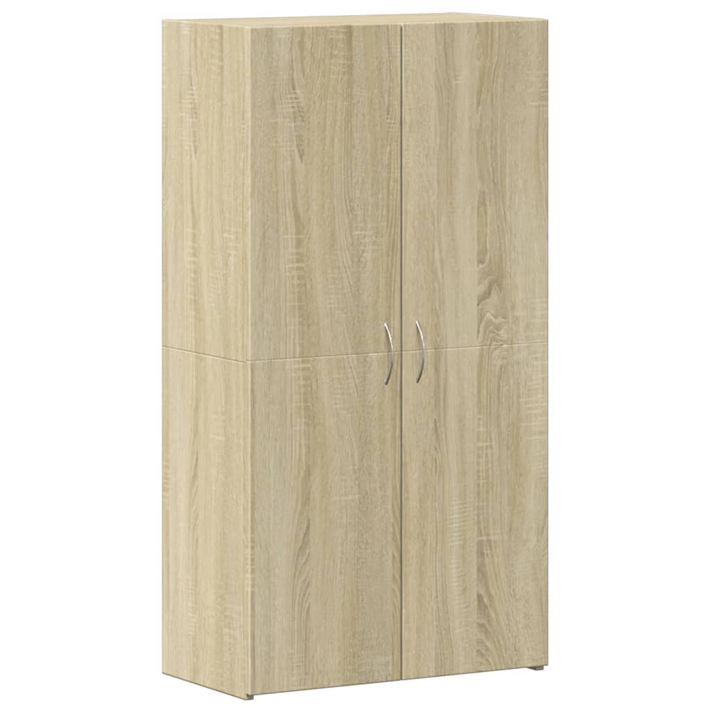 Dokumentskåp sonoma-ek 60x32x115 cm konstruerat trä