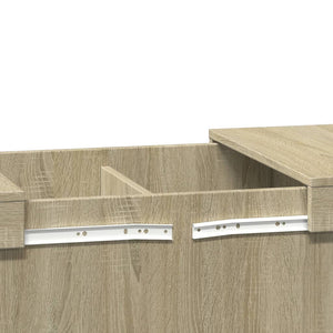 Soffbord sonoma-ek 100x55x40 cm konstruerat trä