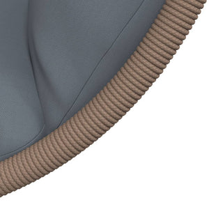 Hängstol med stativ ljusgrå rotting och stål