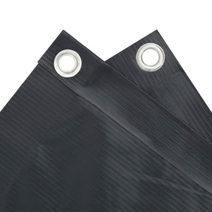 Insynsskydd för balkong antracit 500x90 cm PVC