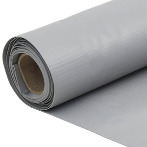 Insynsskydd för balkong grå 700x120 cm PVC