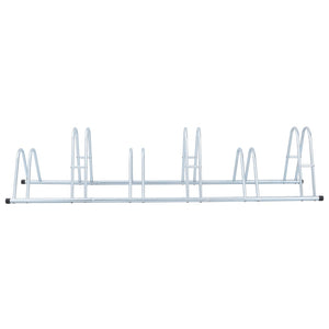 Cykelställ för 6 cyklar fristående galvaniserat stål