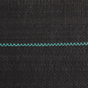 Ogräsmatta svart 0,5x10 m PP