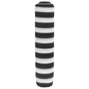 Insynsskyddsnät antracit och vit 2x25 m HDPE 75 g/m²
