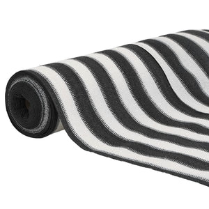 Insynsskyddsnät antracit och vit 2x25 m HDPE 75 g/m²