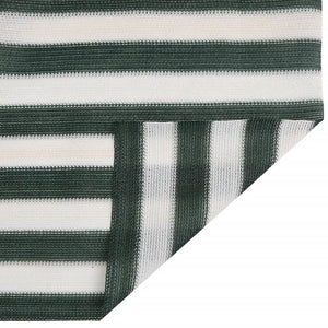 Insynsskyddsnät grön och vit 1,8x10 m HDPE 195 g/m²