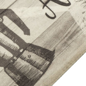 Köksmatta maskintvättbar kaffe grå 60x180 cm sammet