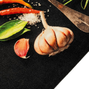 Köksmatta maskintvättbar kryddor 60x300 cm sammet