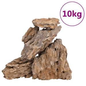 Drakstenar 10 kg blandade färger 10-30 cm