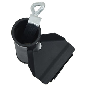 Parasollfästen för balkong 2 st 25-38 mm Stål