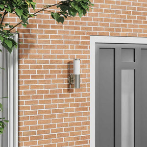 Utomhus vägglampa Silver 15 x 7,5 x 33 cm