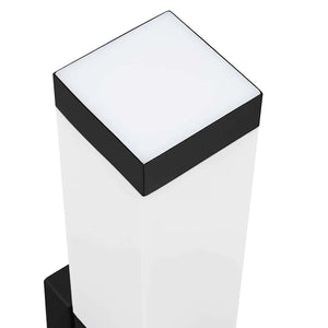 Utomhus vägglampa Svart 10.5 x 6 x 33 cm