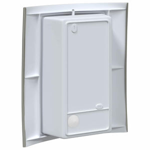 Utomhus vägglampa 2 pcs Silver 23,5 x 9 x 26 cm