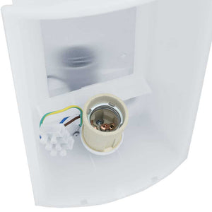 Utomhus vägglampa 2 pcs Svart 23,5 x 9 x 26 cm