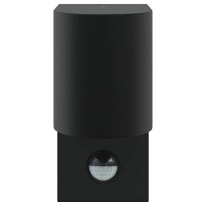 Utomhus vägglampa Svart 12 x 7 x 15 cm Rostfritt stål