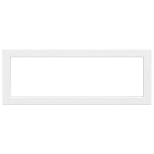 Hyllfästen för tvättställ 2 st vit rektangulärt stål