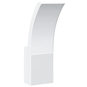 Utomhusvägglampa LED vit gjuten aluminium