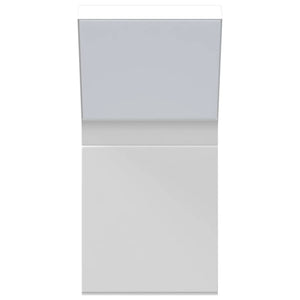 Utomhusvägglampor LED 2 st vit gjuten aluminium