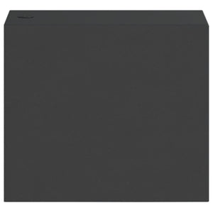 Utomhusvägglampor 2 st svart gjuten aluminium