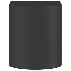 Utomhusvägglampor 2 st svart gjuten aluminium