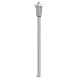 Utomhusgolvlampa silver 120 cm rostfritt stål