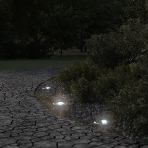 Marklampa för utomhusbruk rund svart 10,5x10,5cm aluminium