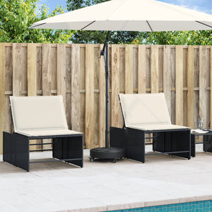 Parasollfot med hjul för Ø38 / 48 mm stolpar 27 kg rund