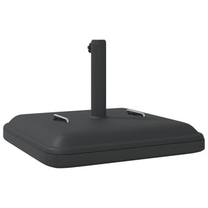 Parasollfot med handtag för Ø38 / 48 mm stolpar 27 kg fyrkantig