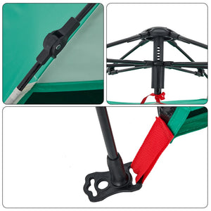 Strandtält 2 personer havsgrön snabbrest vattentätt