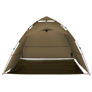 Fisketält 4 personer olivgrön snabbrest