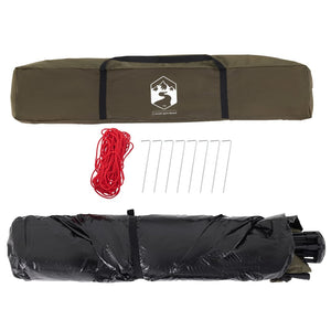 Fisketält 4 personer olivgrön snabbrest