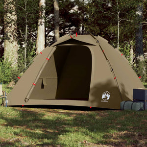 Fisketält 4 personer olivgrön snabbrest