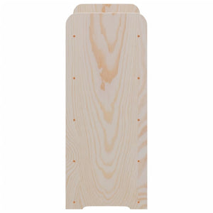 Vinställ med hylla 67,5x25x60 cm massiv furu