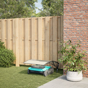 Robotgräsklippare Garage Svart 80x101x46 cm