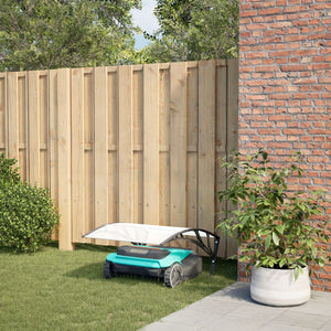 Robotgräsklippare Garage Svart 80x101x46 cm