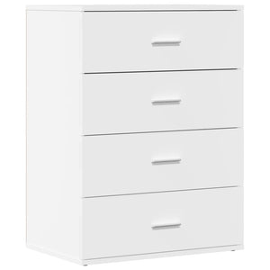 Skänkar 2 st vit 60x39x80 cm konstruerat trä