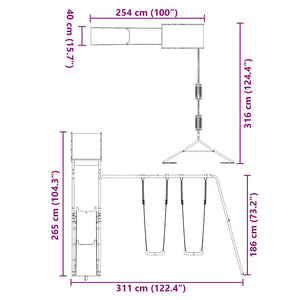 Lekplats impregnerad furu