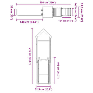 Lekplats impregnerad furu