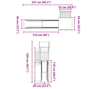 Lekplats impregnerad furu