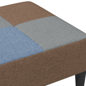 Fotpall lapptäcke 77x55x31 cm tyg