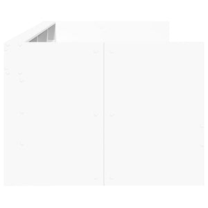 Dagbädd med lådor utan madrass vit 75x190 cm