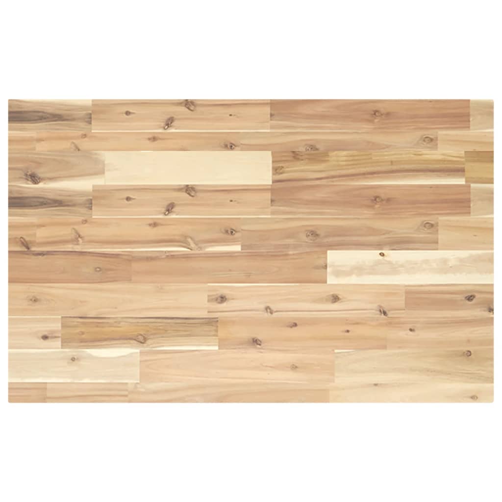 Bänkskiva för badrum obehandlad 60x50x4 cm massivt akaciaträ