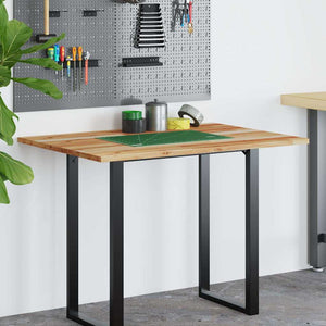 Bordsskiva behandlad 80x70x2 cm massivt akaciaträ