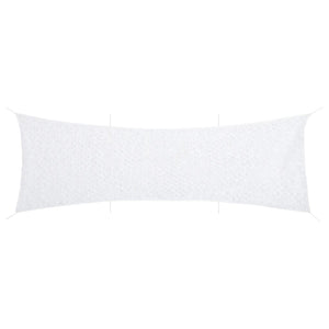 Camouflagenät med förvaringsväska 613x138 cm vit