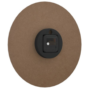 Väggklocka självlysande klockslag och visare gul Ø30 cm